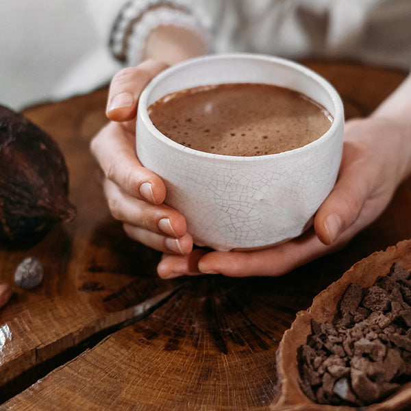 frothy chocolate beverage