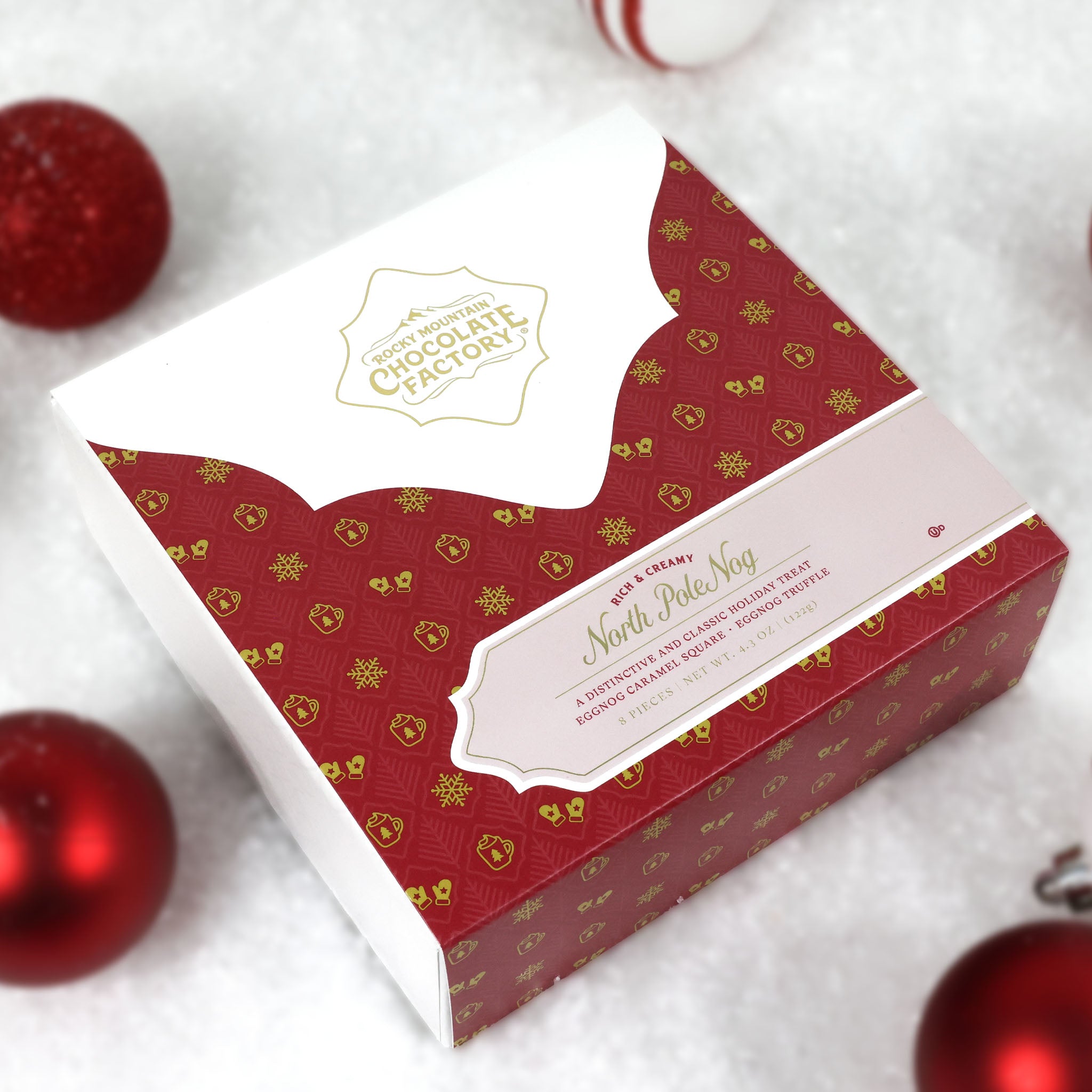 Image of the North Pole Nog assortment box exterior