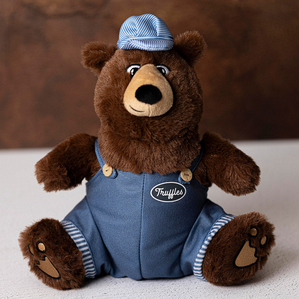 "Truffles" plush bear, Rocky Mountain Chocolate Factory