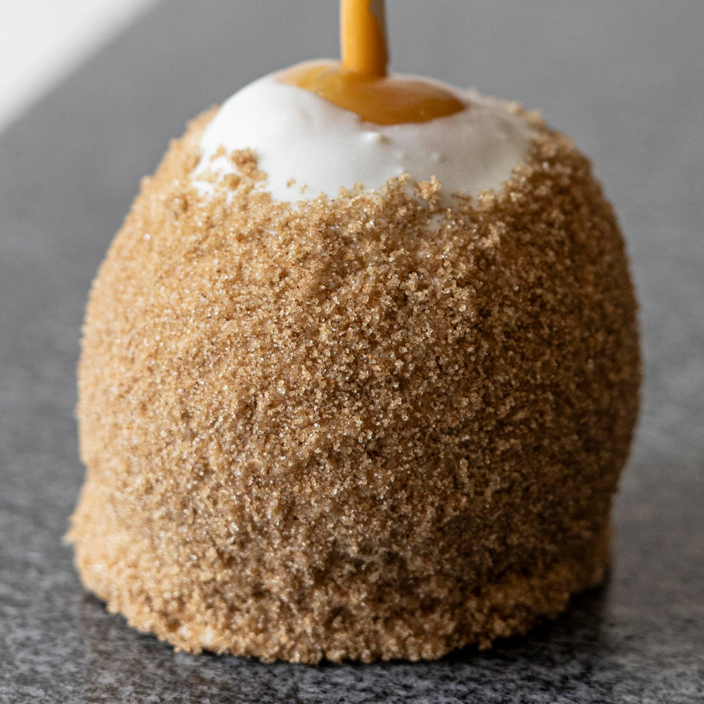 Apple Pie Caramel Apple, gourmet caramel apple, Rocky Mountain Chocolate Factory