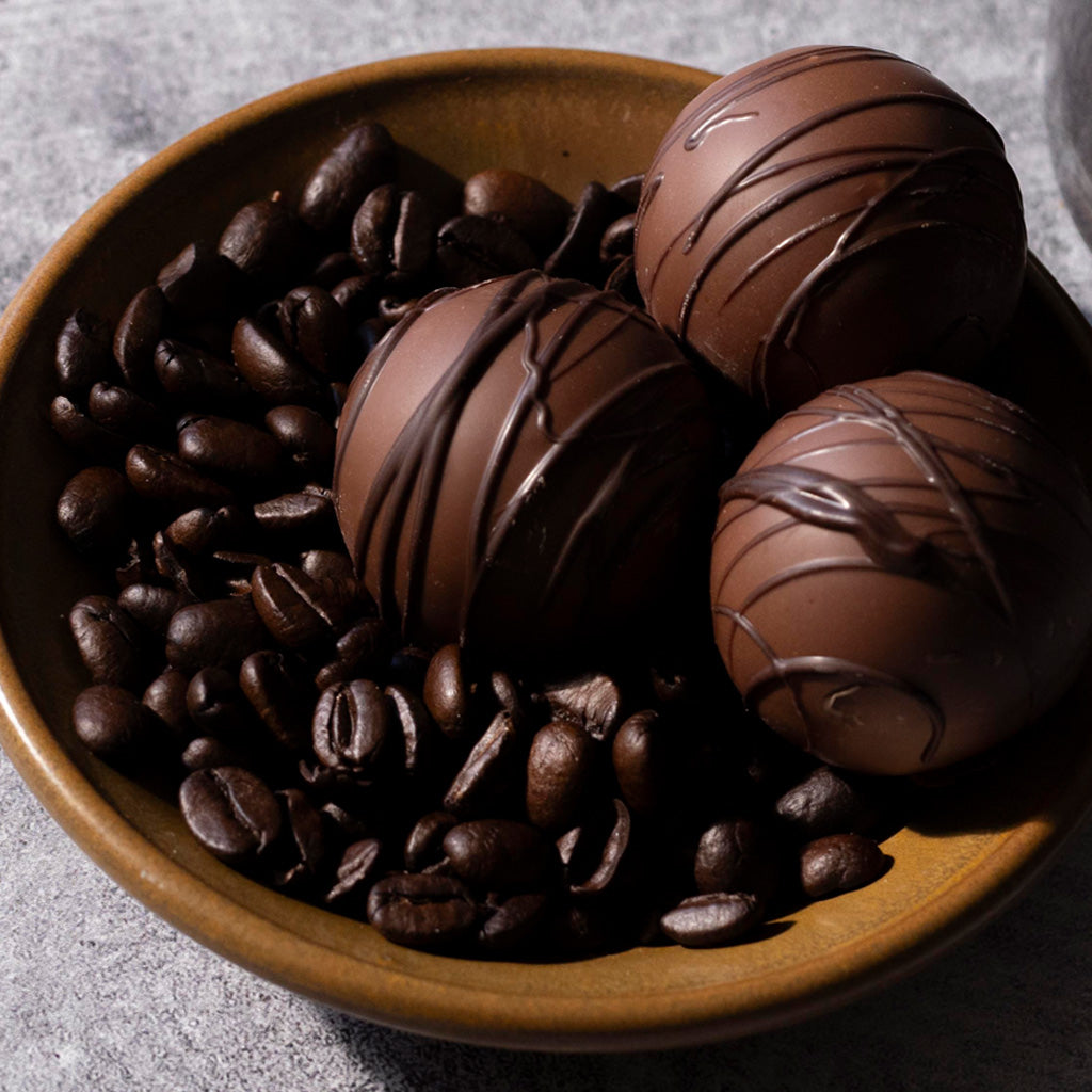 espresso chocolate truffles, Rocky Mountain Chocolate Factory