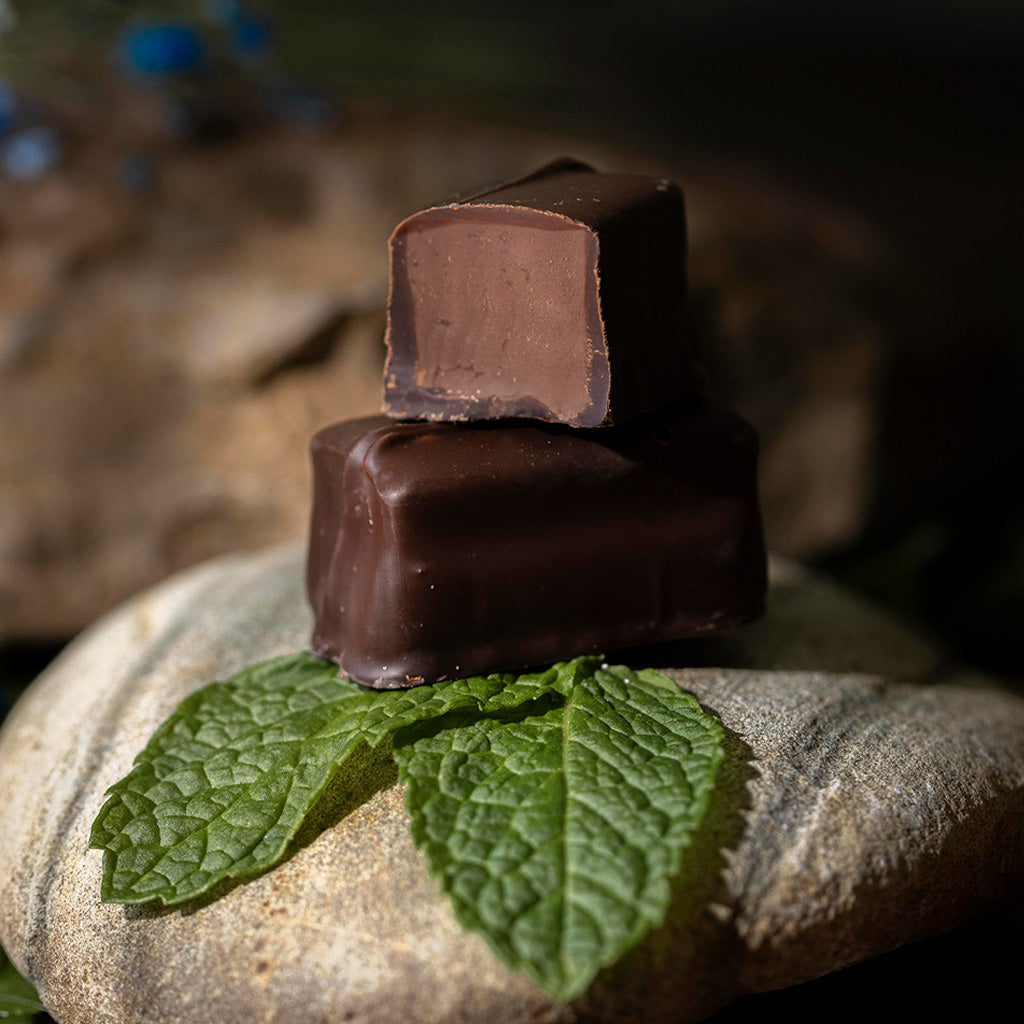 Premium chocolate mint, luxury chocolate, Rocky Mountain Chocolate Factory