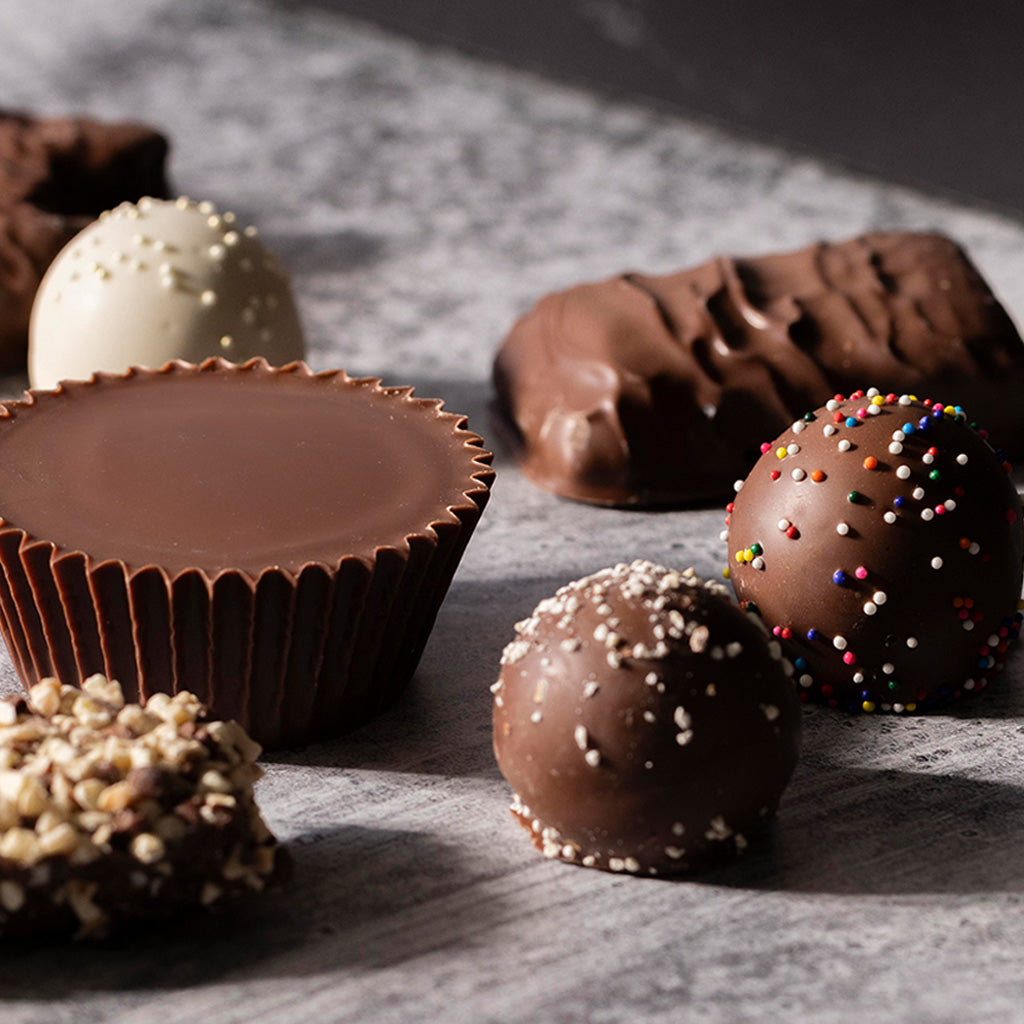 Assorted luxury chocolate, Rocky Mountain Chocolate Factory