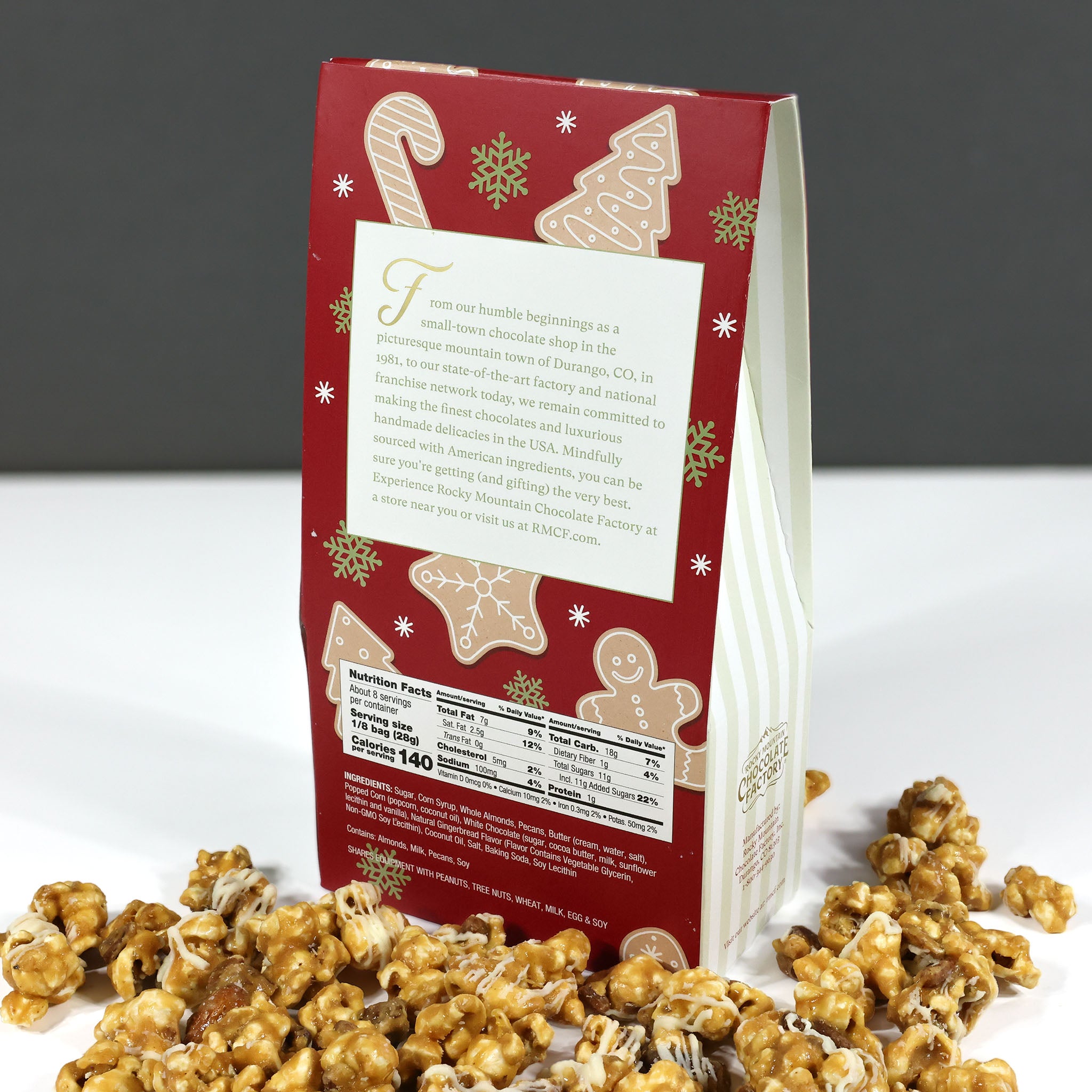 Gingerbread Rocky Pop packaging backside