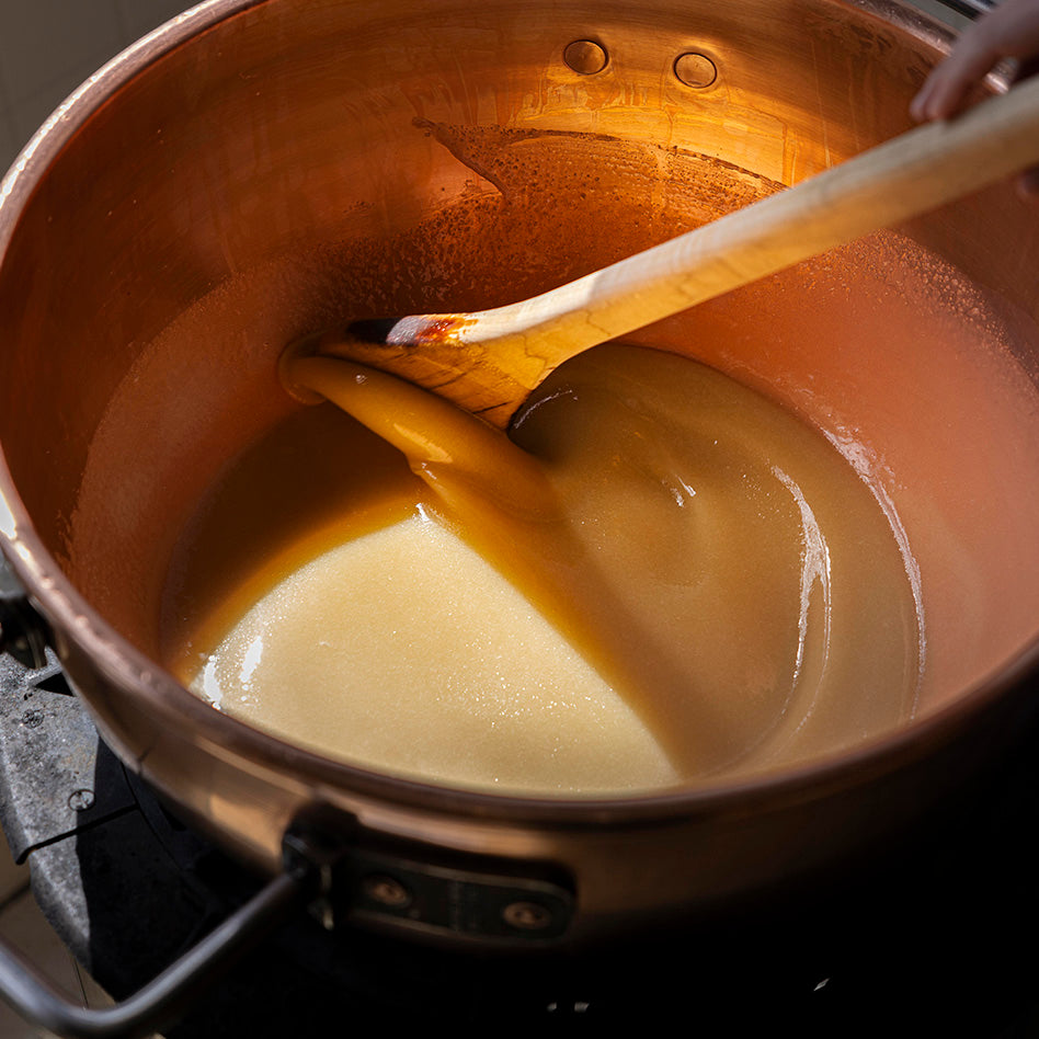 Gourmet caramel cooking, Rocky Mountain Chocolate Factory