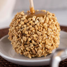 peanut caramel apple, fresh caramel apple, Rocky Mountain Chocolate Factory
