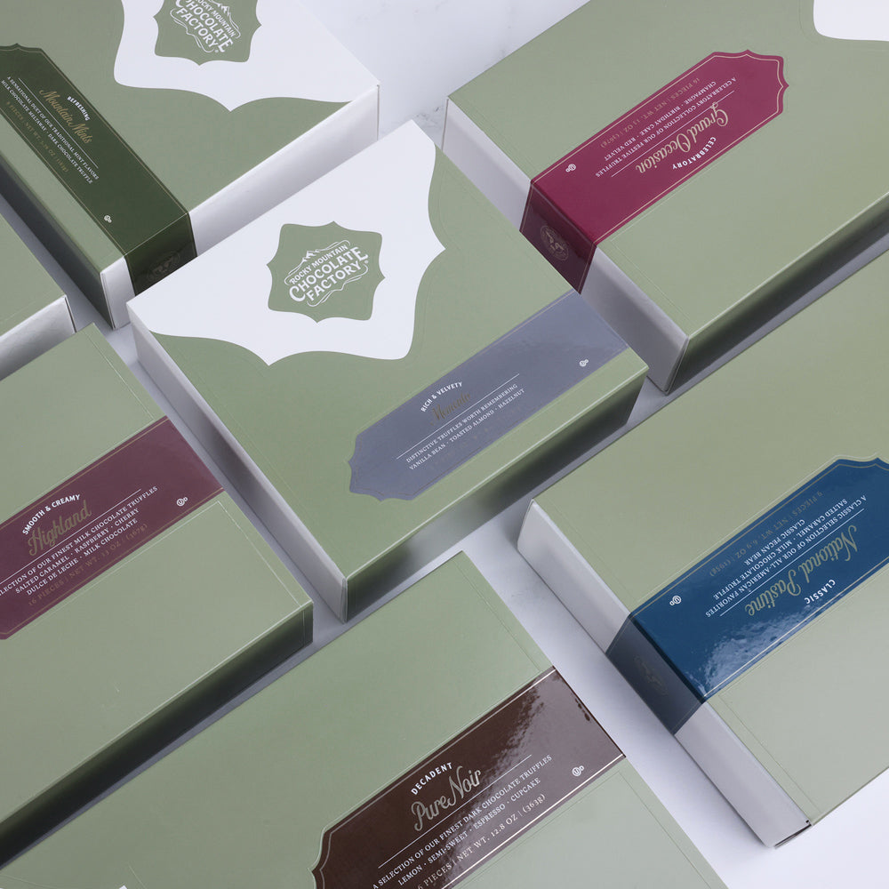 Sustainable, USA-made packaging at Rocky Mountain Chocolate Factory